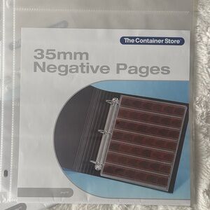 The Container Store 35mm Negative Pages - Clear Set of 2